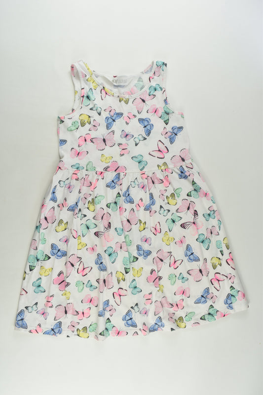 H&M Size 7-8 (122/128 cm) Butterflies Dress