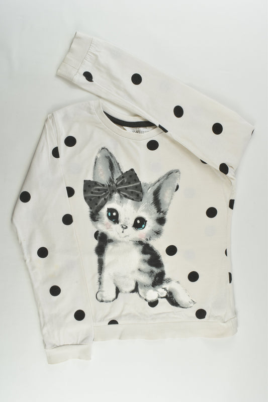 H&M Size 7-8 (122/128 cm) Kitten Top