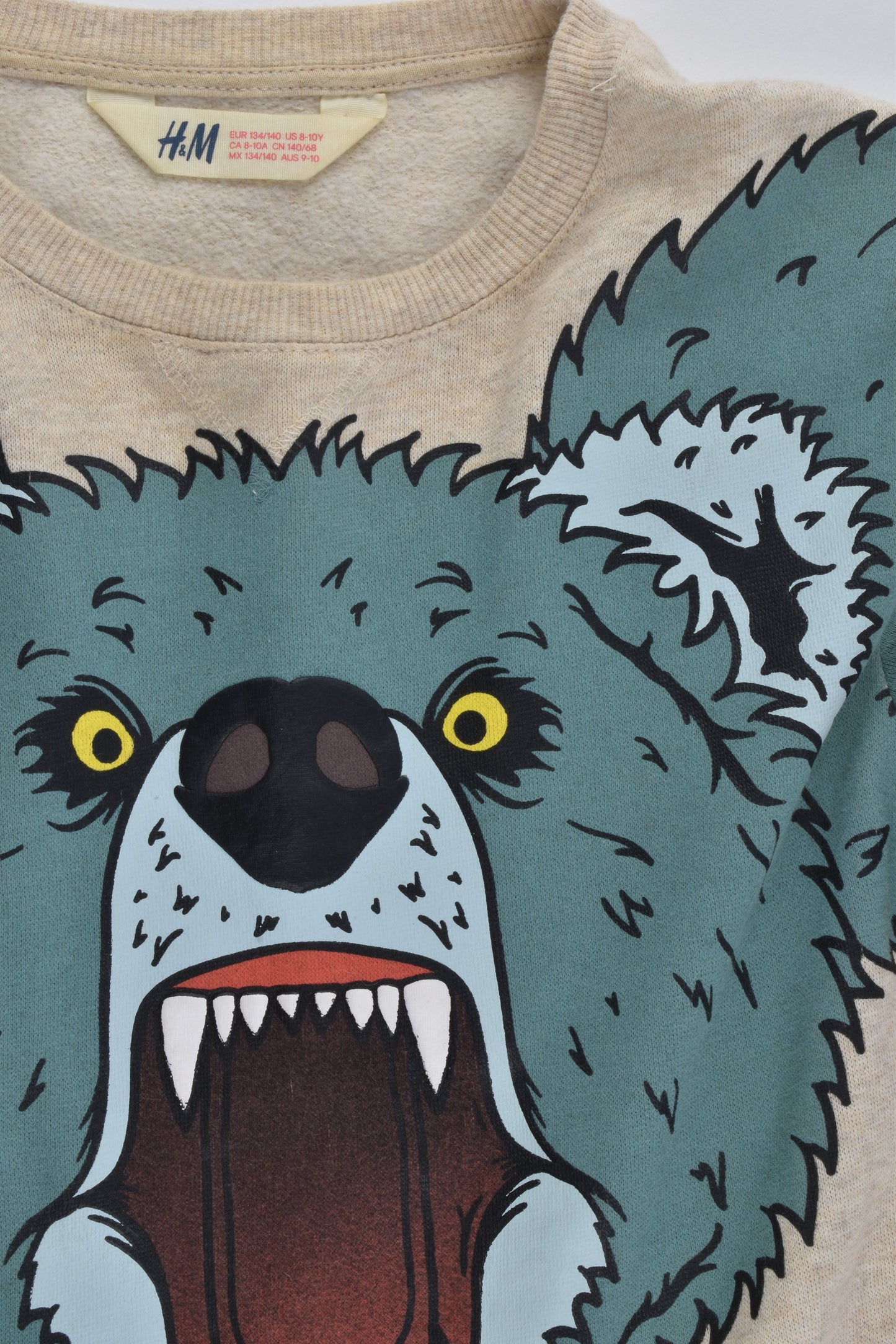 H&M Size 9-10 (134/140 cm) Bear Sweater