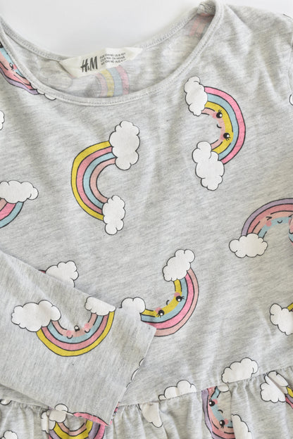 H&M Size 9-10 (134/140 cm) Rainbow Dress
