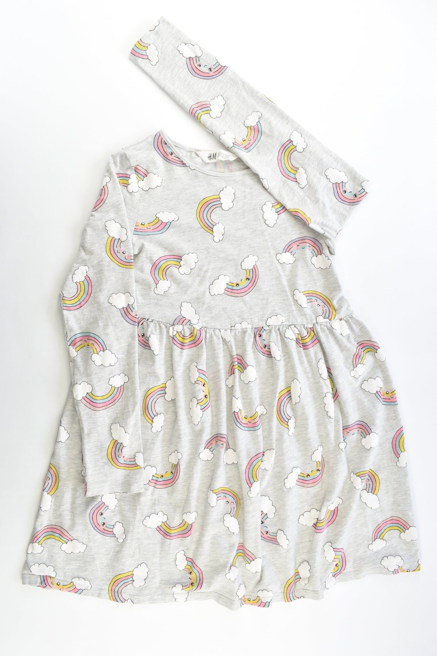 H&M Size 9-10 (134/140 cm) Rainbow Dress
