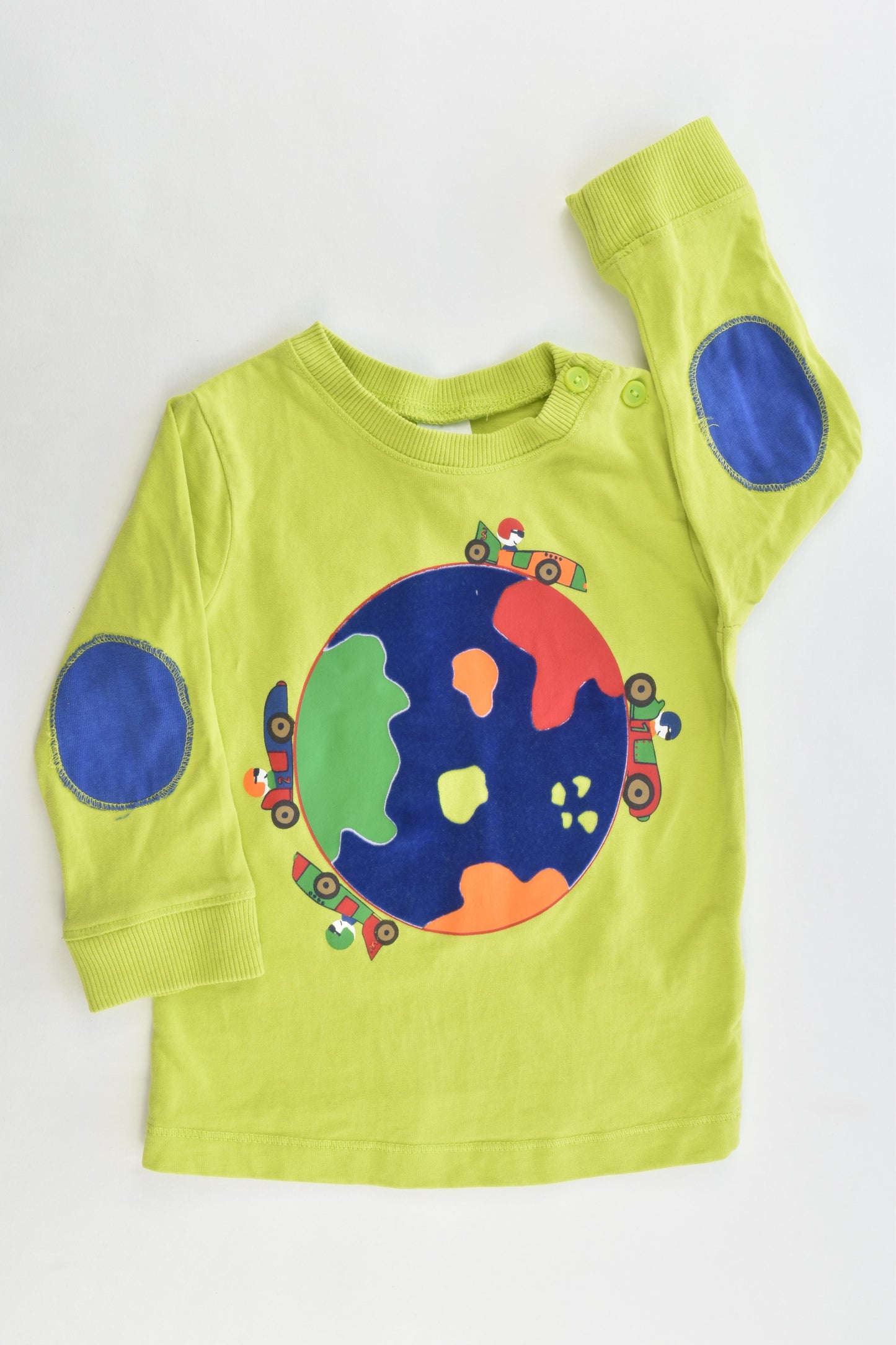H&M Size 9-12 months (80 cm) "Racing Around the World" Top