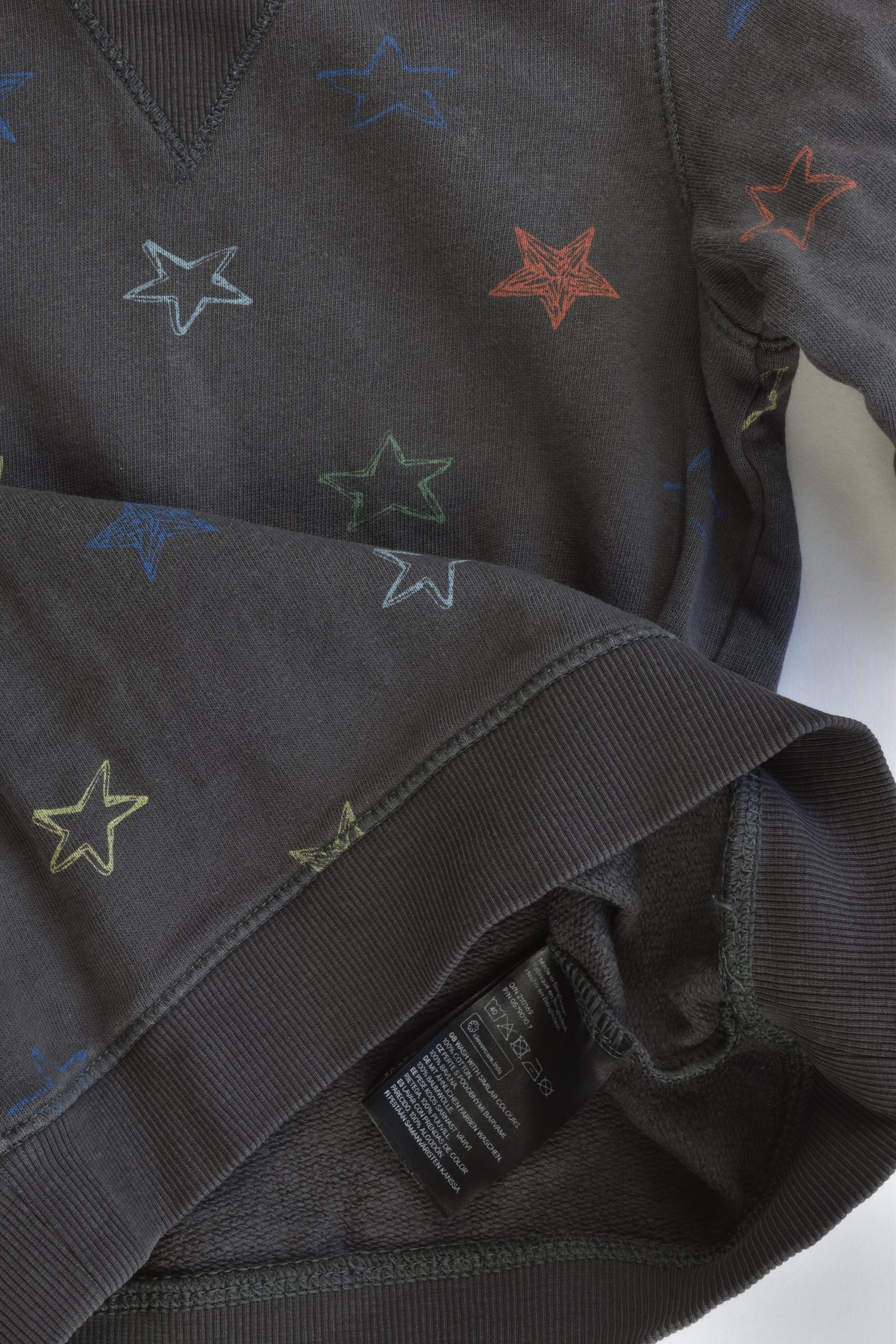 H&M Size 92 cm (2) Organic Cotton Stars Sweater