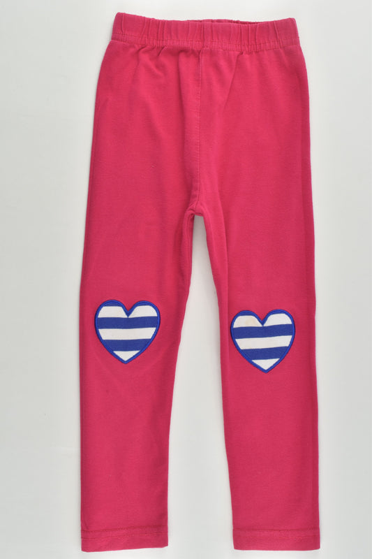 Hootkid Size 1 Love Heart Knees Leggings