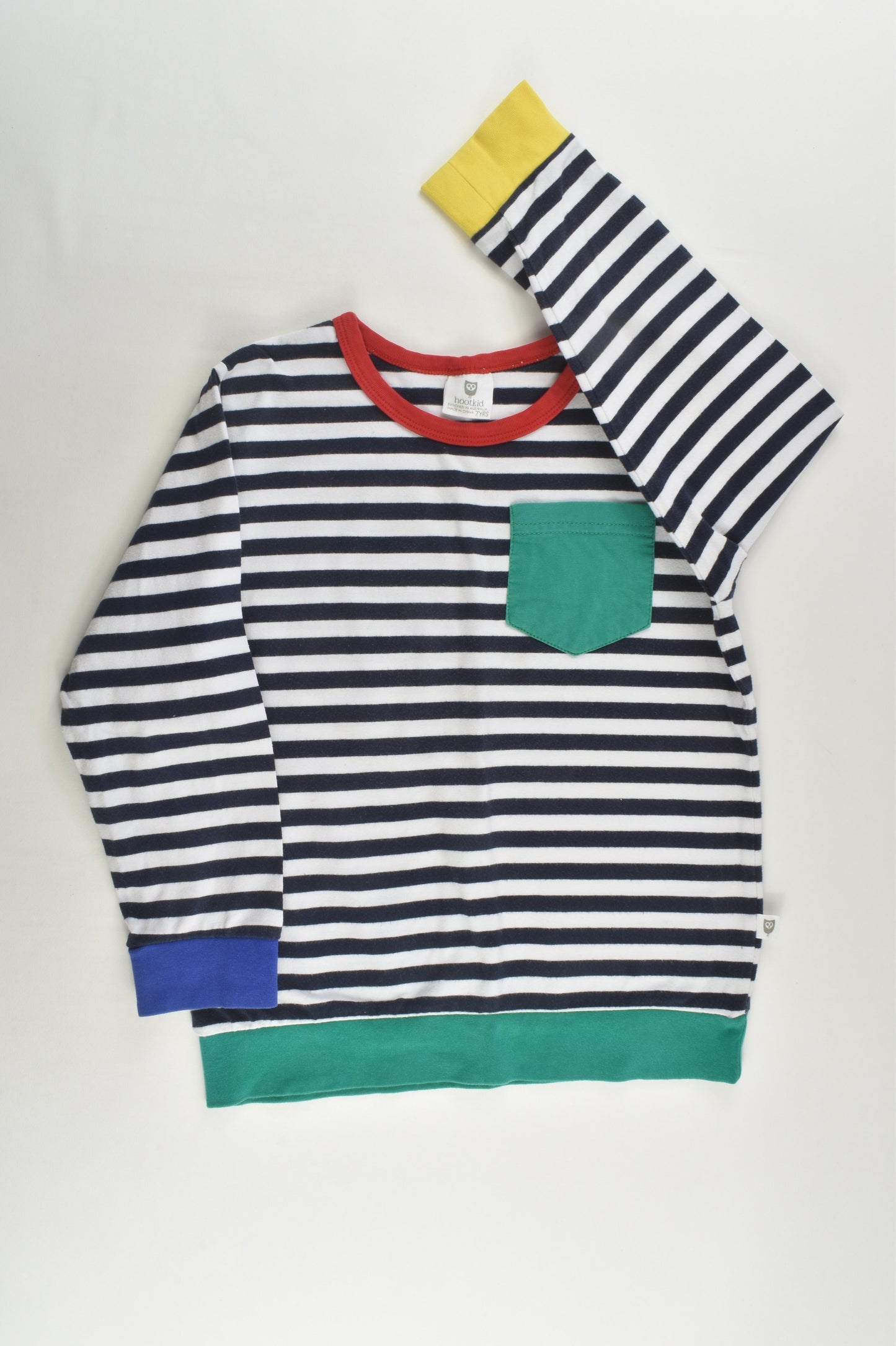 Hootkid Size 5-6 Striped Top