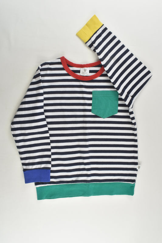 Hootkid Size 5-6 Striped Top