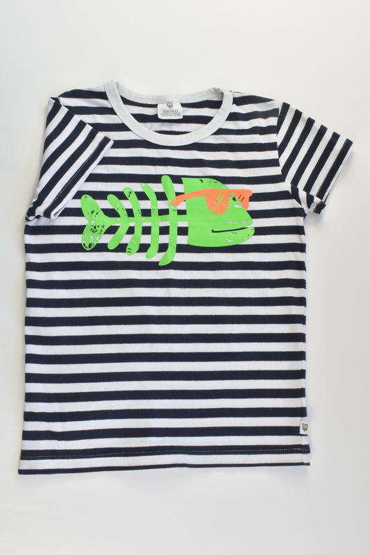 Hootkid Size 5 Fish Bone T-shirt