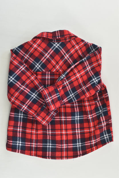 H&T Size 1 Checked Casual Winter Shirt