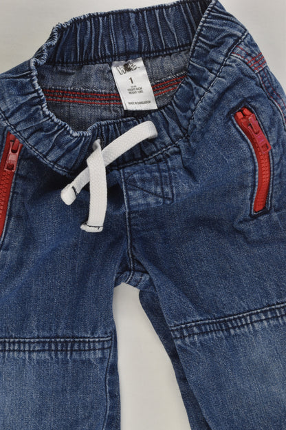 H&T Size 1 Denim Pants