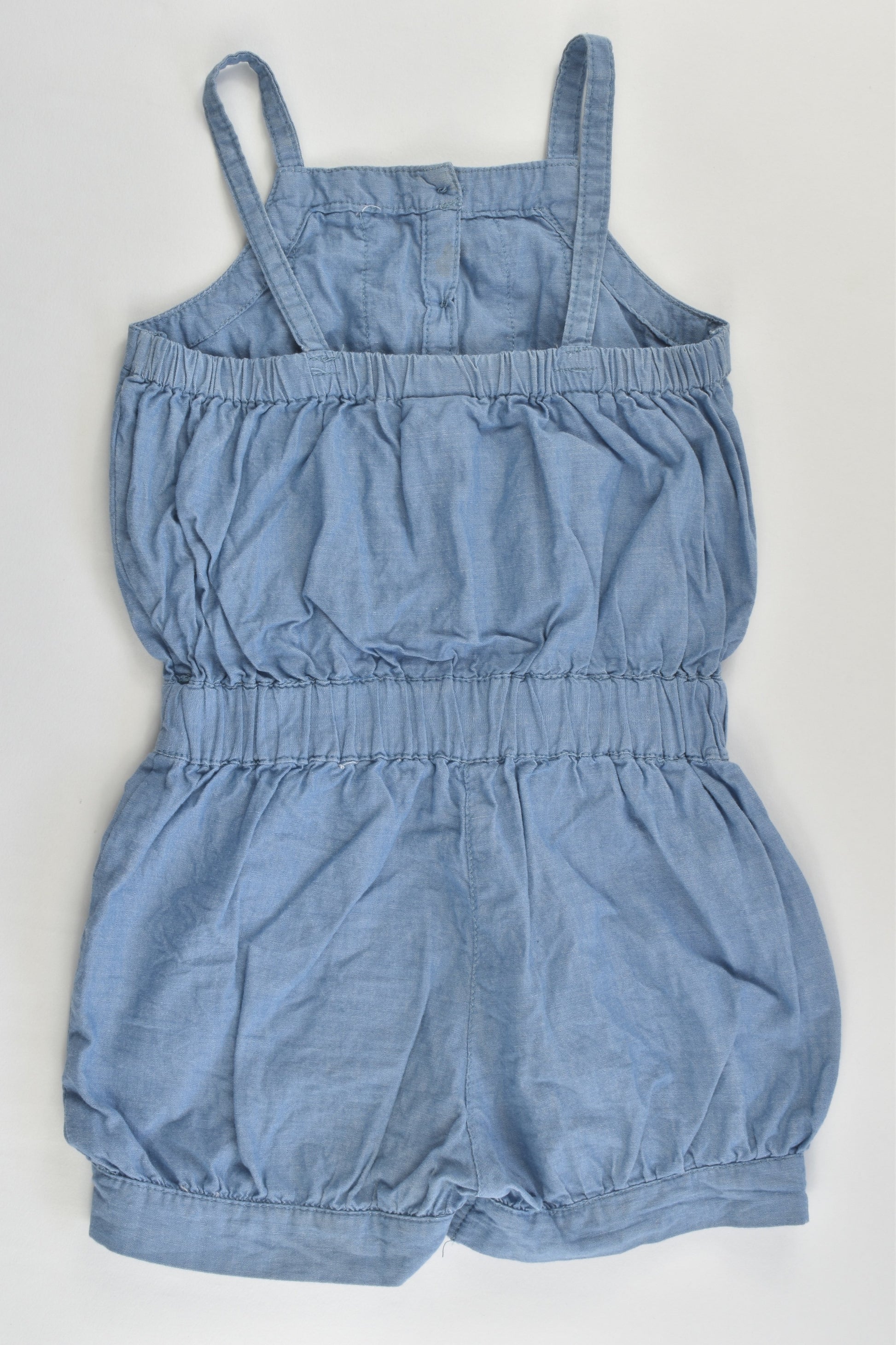 H&T Size 1 Lightweight Denim Playsuit