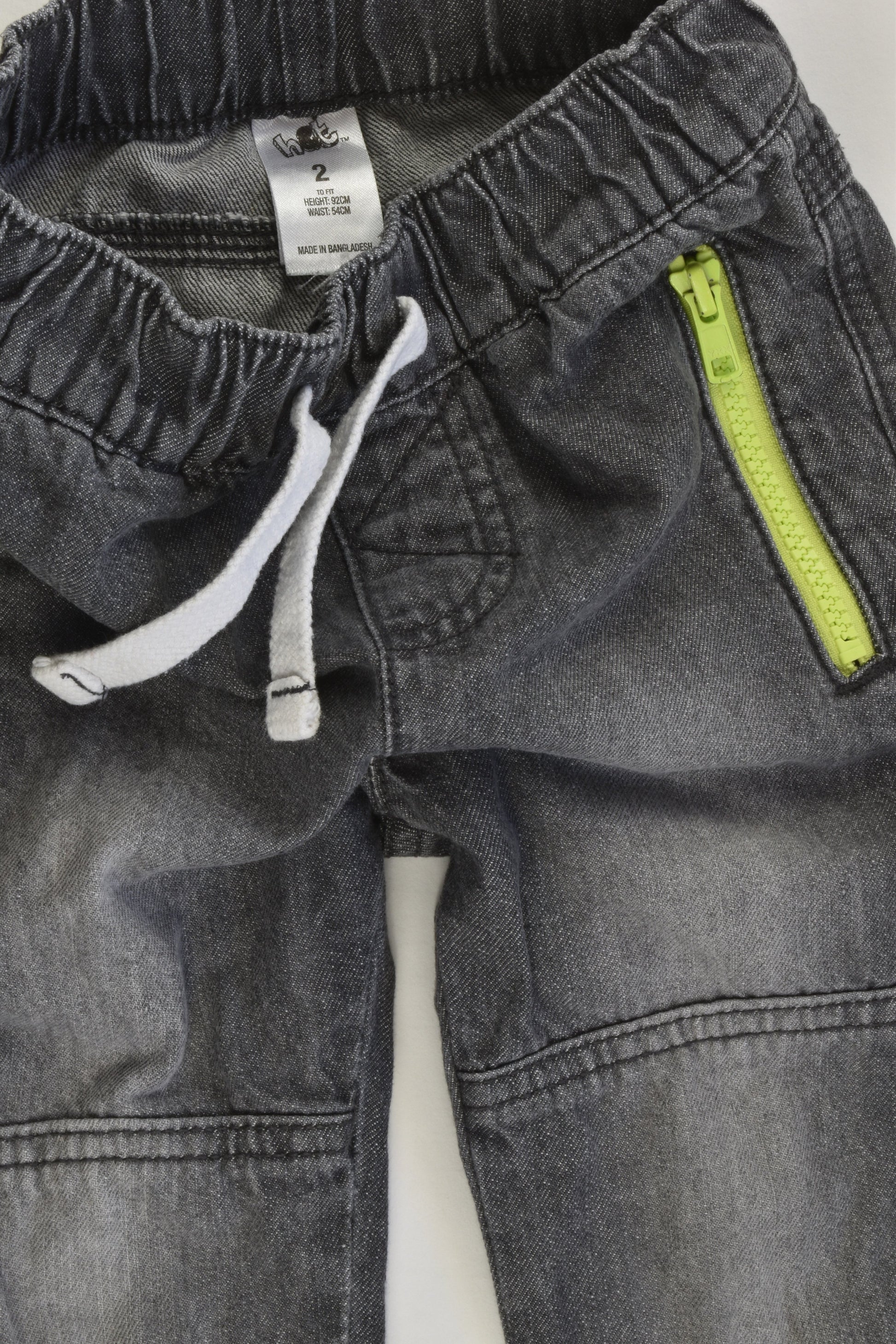 H&T Size 2 (92 cm) Denim Pants