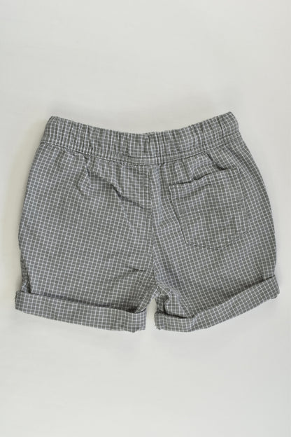 H&T Size 2 Checked Shorts