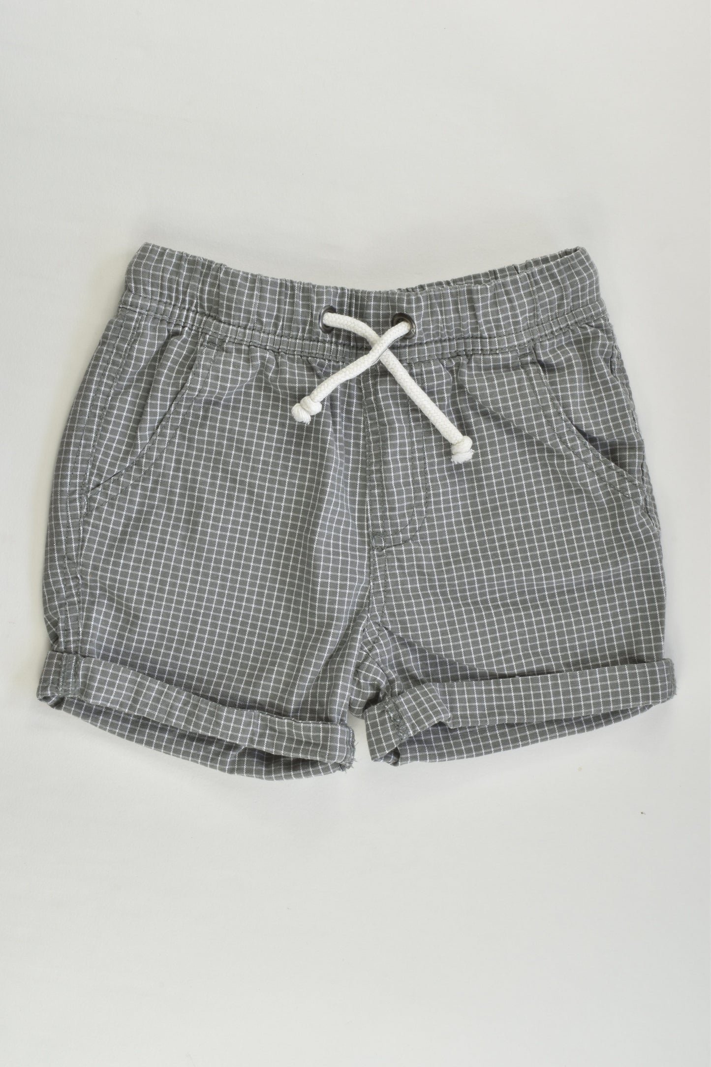 H&T Size 2 Checked Shorts