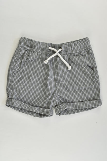 H&T Size 2 Checked Shorts