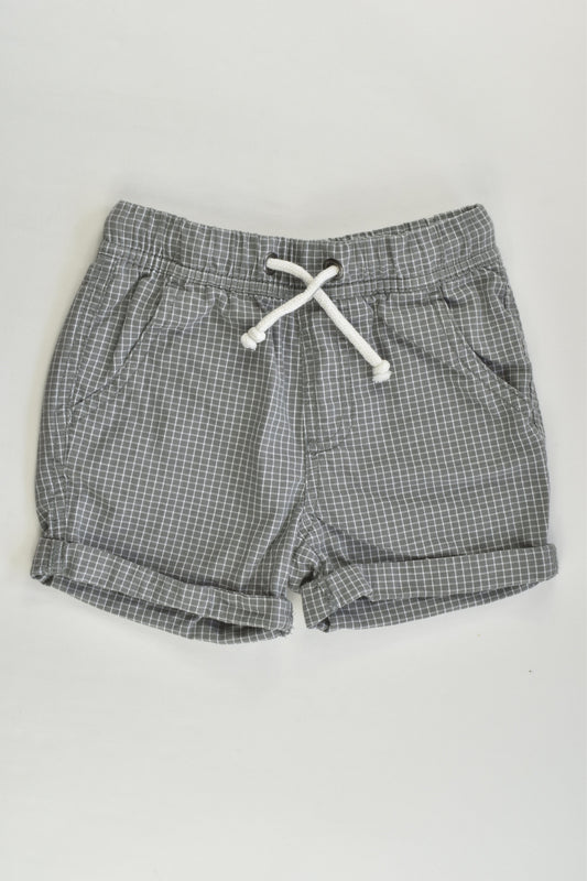 H&T Size 2 Checked Shorts