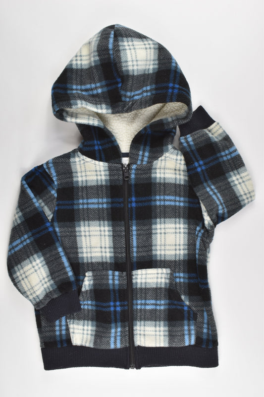 H&T Size 3 Hooded Fleecy Jacket/ Jumper