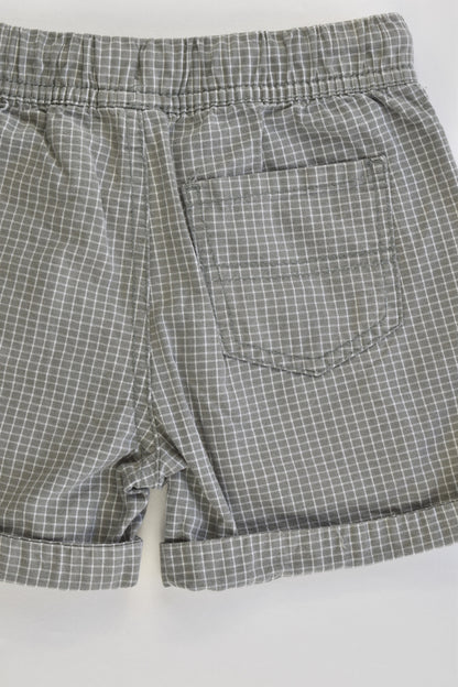 H&T Size 3 Lightweight Checked Shorts