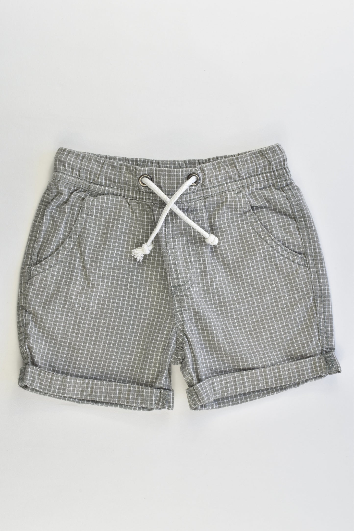 H&T Size 3 Lightweight Checked Shorts