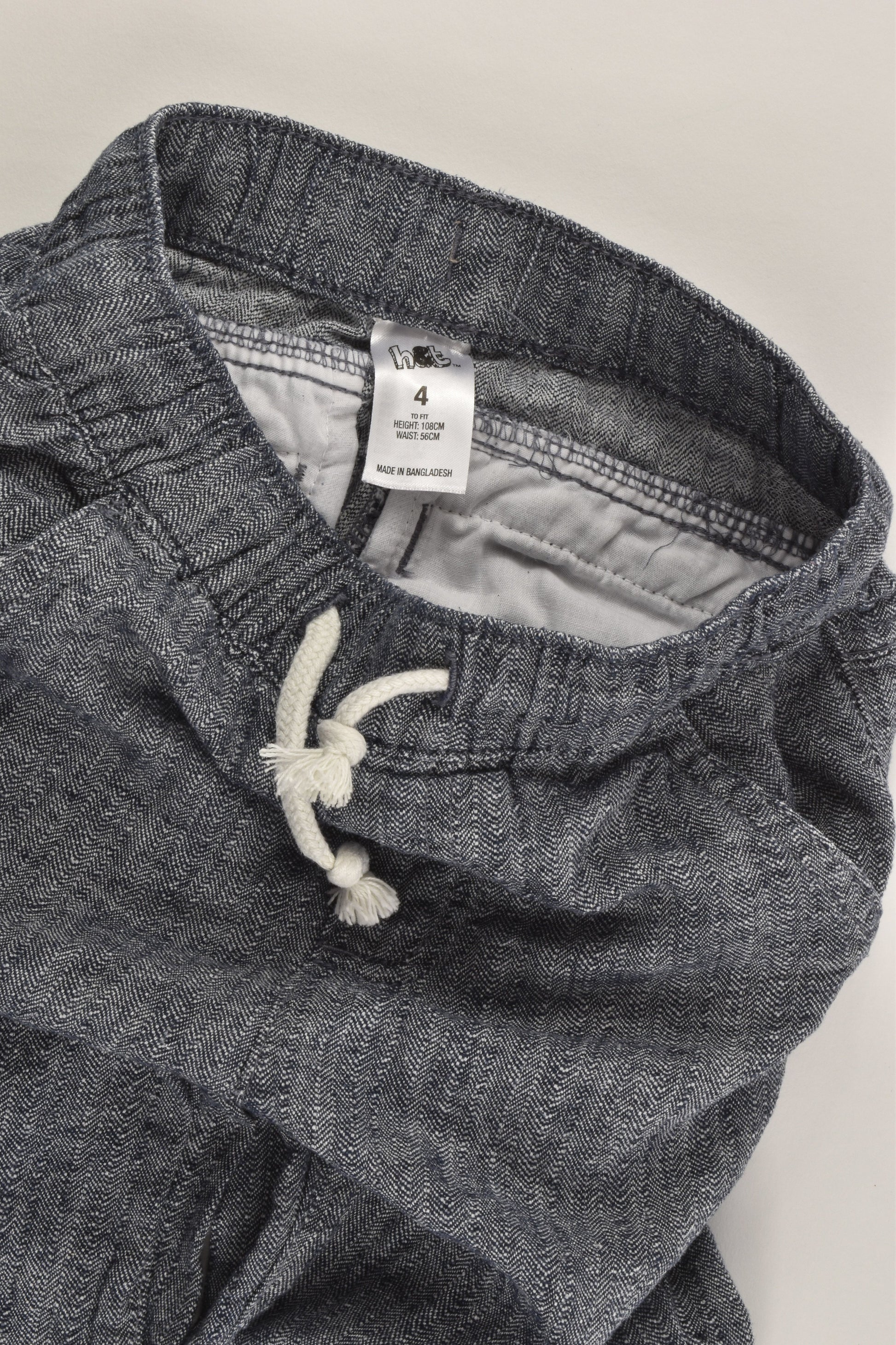 H&T Size 4 Cotton/Linen Pants