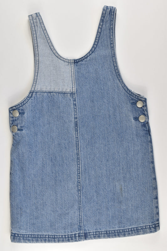 H&T Size 4 Soft Denim Pinnie Dress