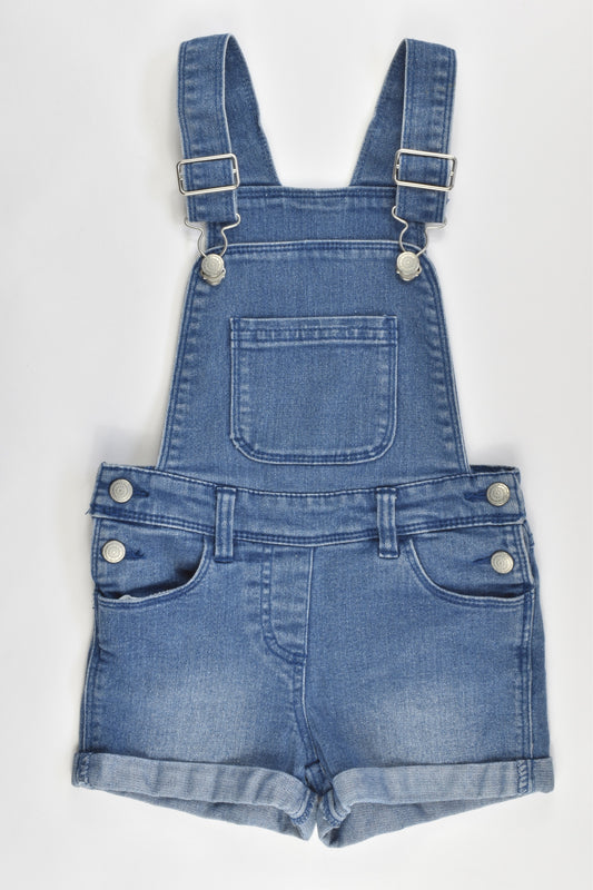 H&T Size 4 Soft Stretchy Denim Overalls