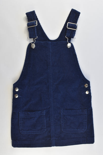 H&T Size 4 Stretchy Cord Pinnie Dress