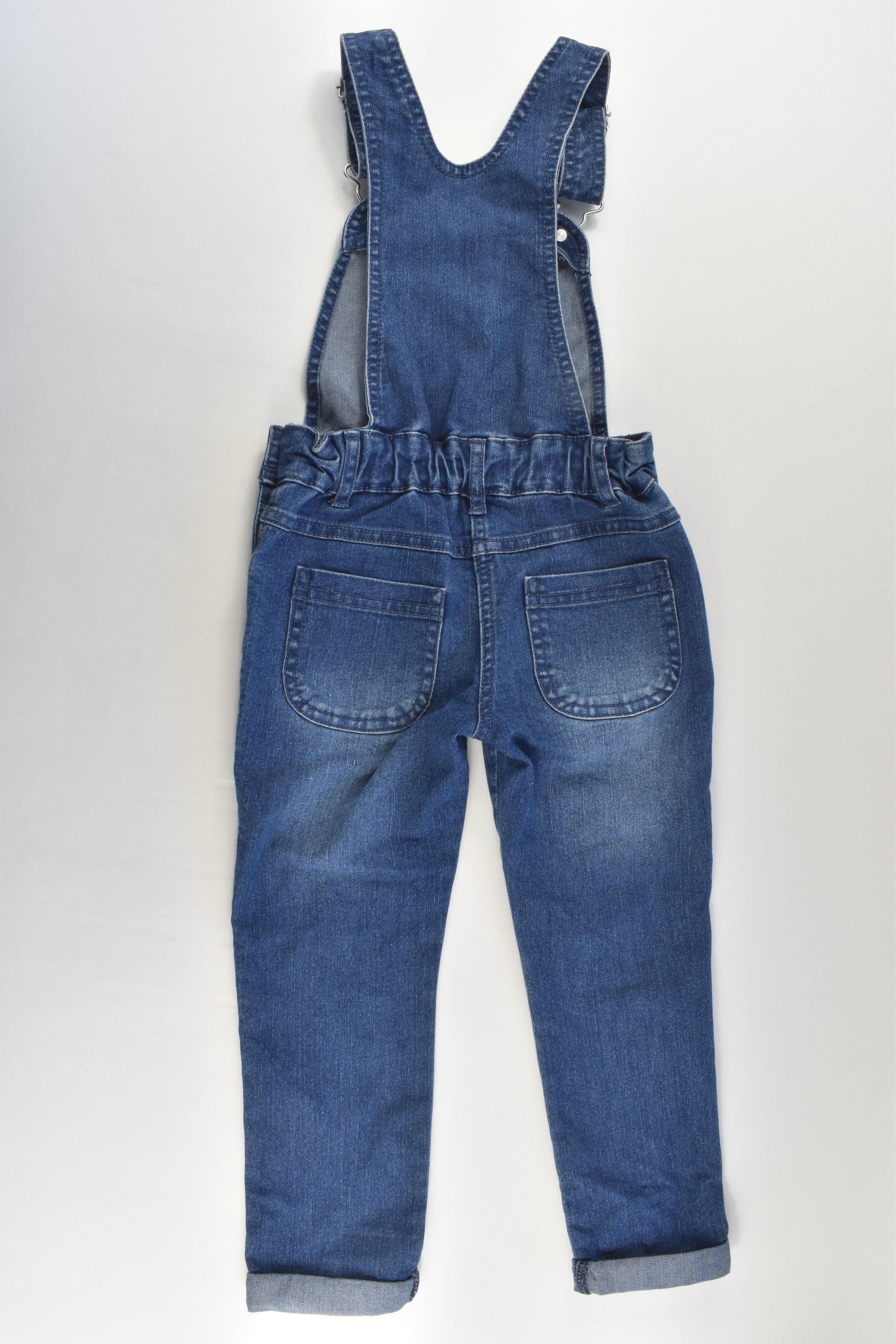 H&T Size 4 Stretchy Denim Overalls