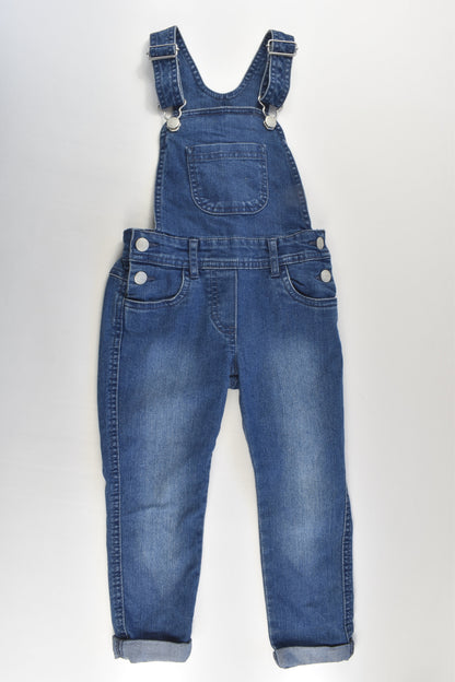 H&T Size 4 Stretchy Denim Overalls