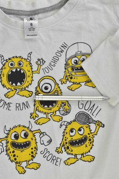 H&T Size 6 Sporty Monsters Top