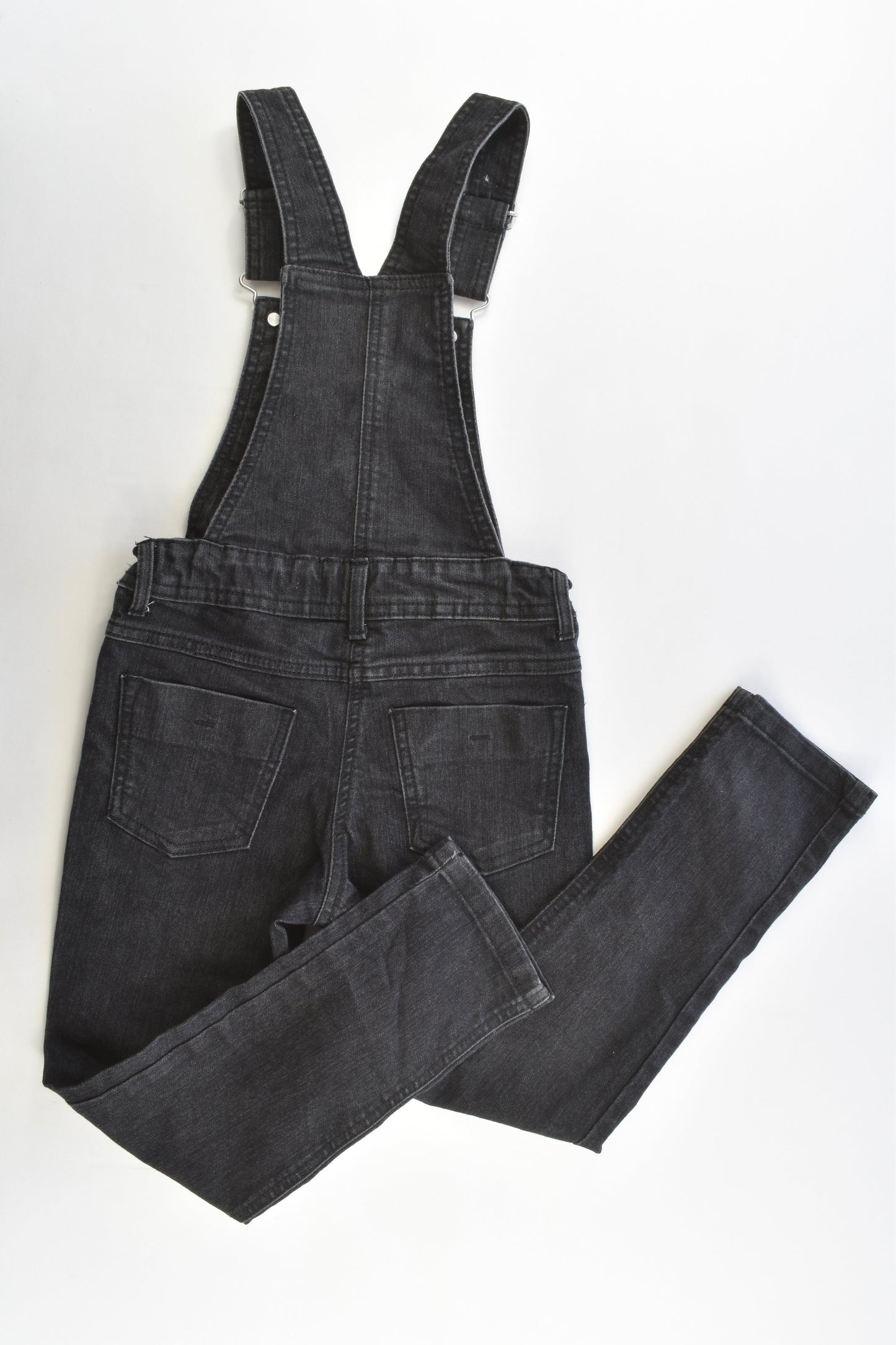 H&T Size 6 Stretchy Denim Overalls