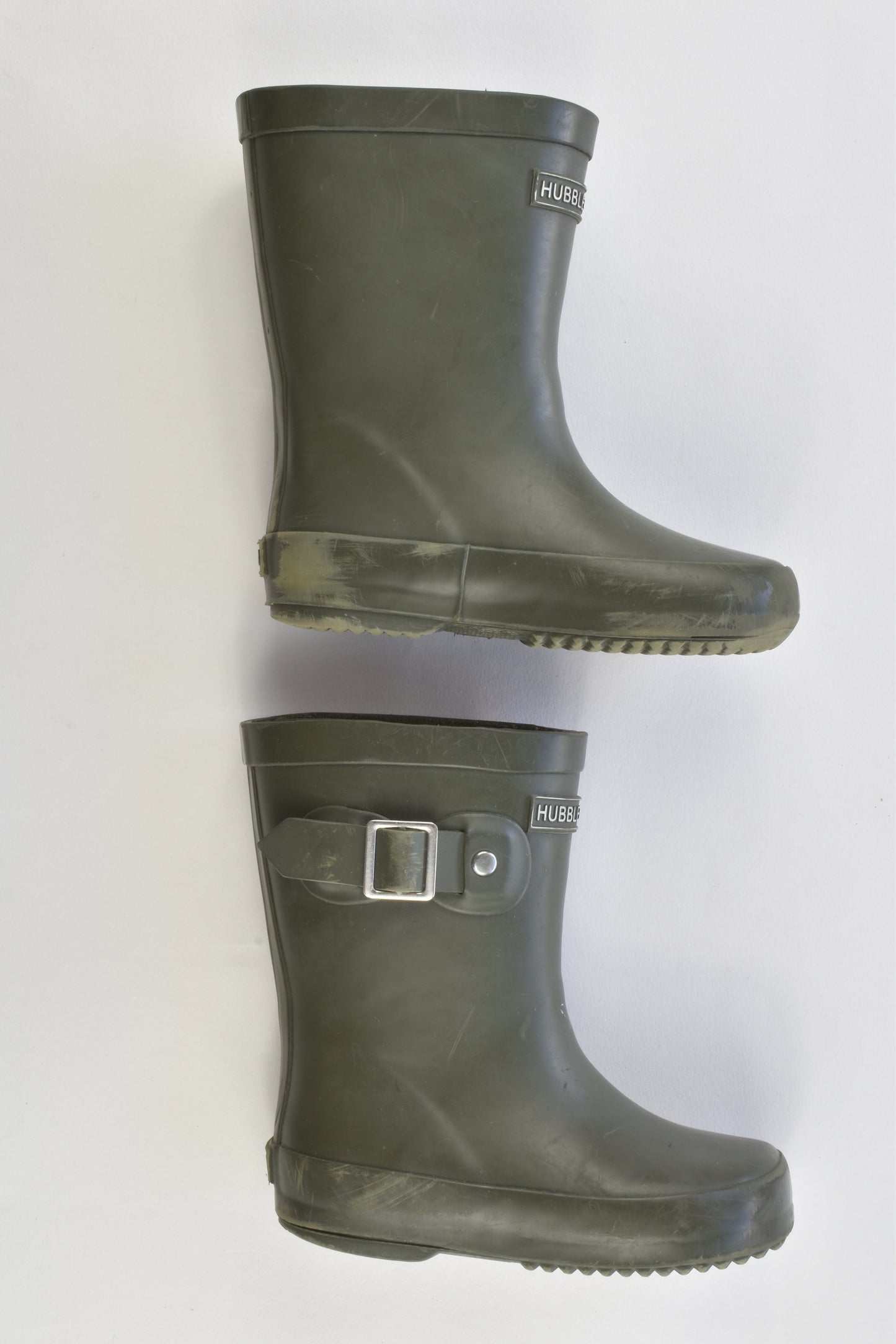Hubble + Duke Size 6 Natural Rubber Gumboots with Cotton Lining