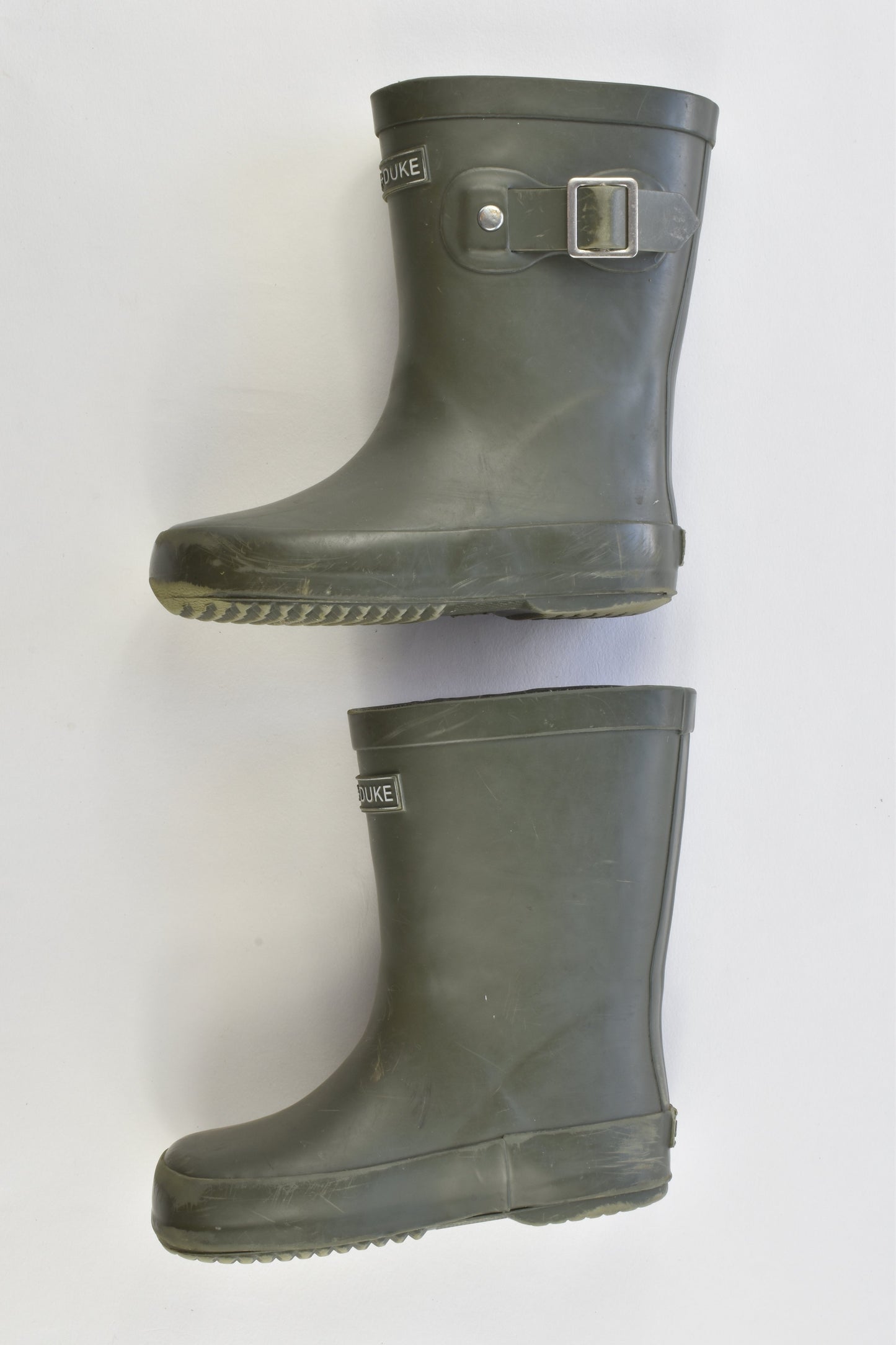 Hubble + Duke Size 6 Natural Rubber Gumboots with Cotton Lining