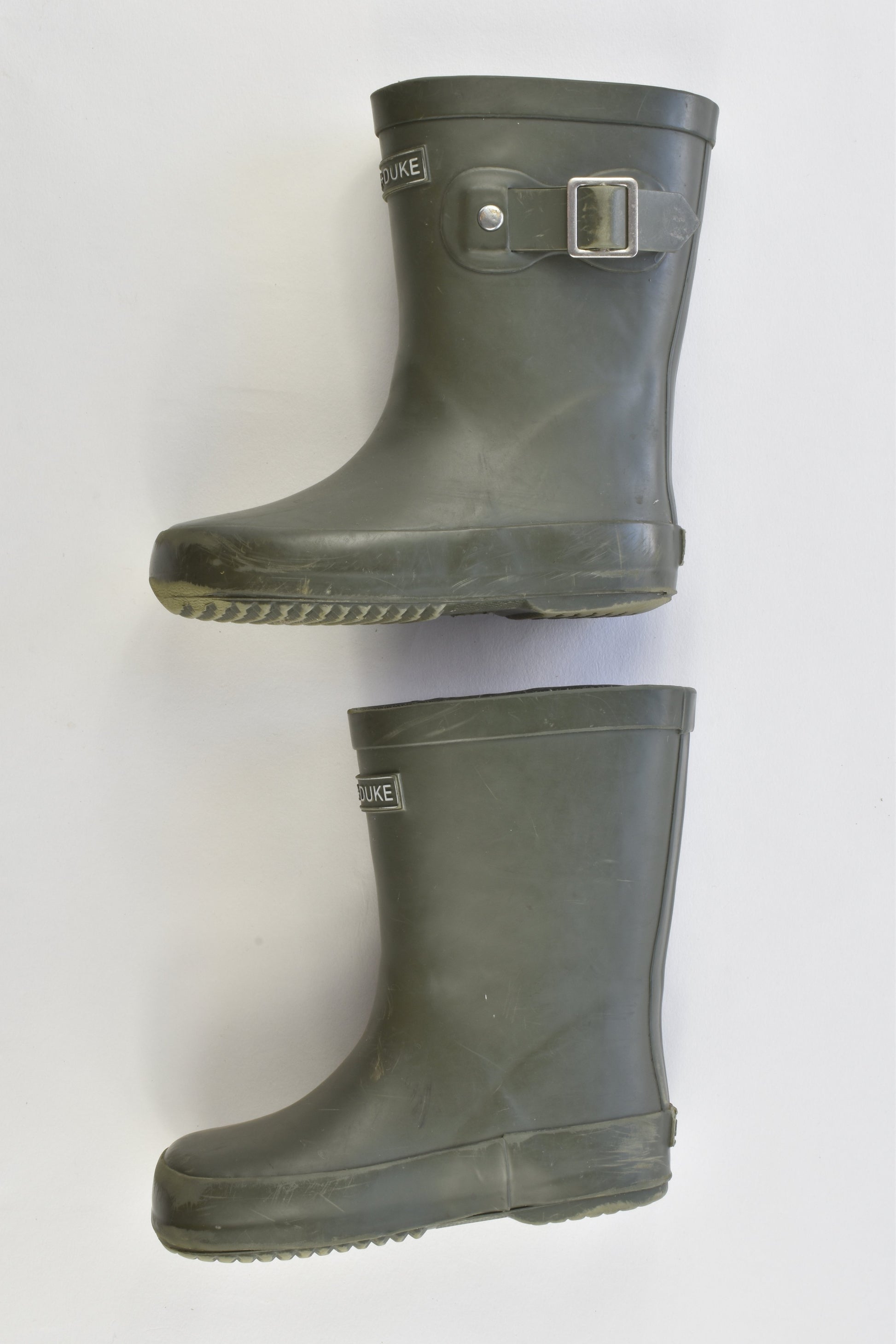 Hubble + Duke Size 6 Natural Rubber Gumboots with Cotton Lining