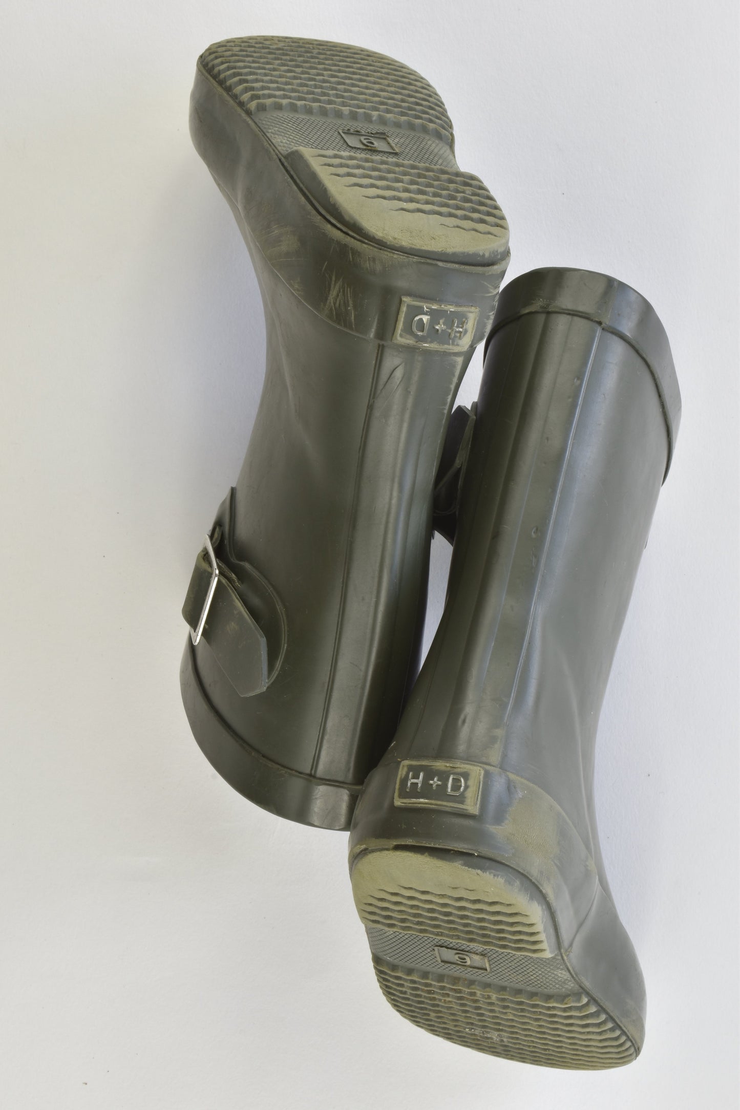 Hubble + Duke Size 6 Natural Rubber Gumboots with Cotton Lining