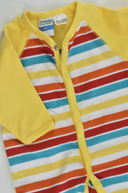 Hundreds + Thousands Size 000 Striped Romper