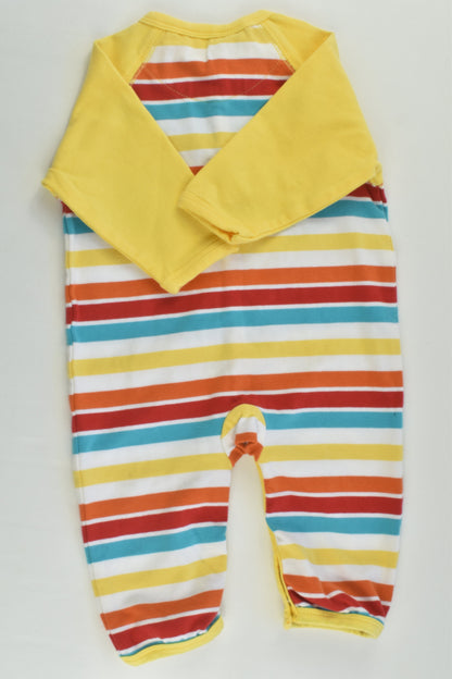Hundreds + Thousands Size 000 Striped Romper