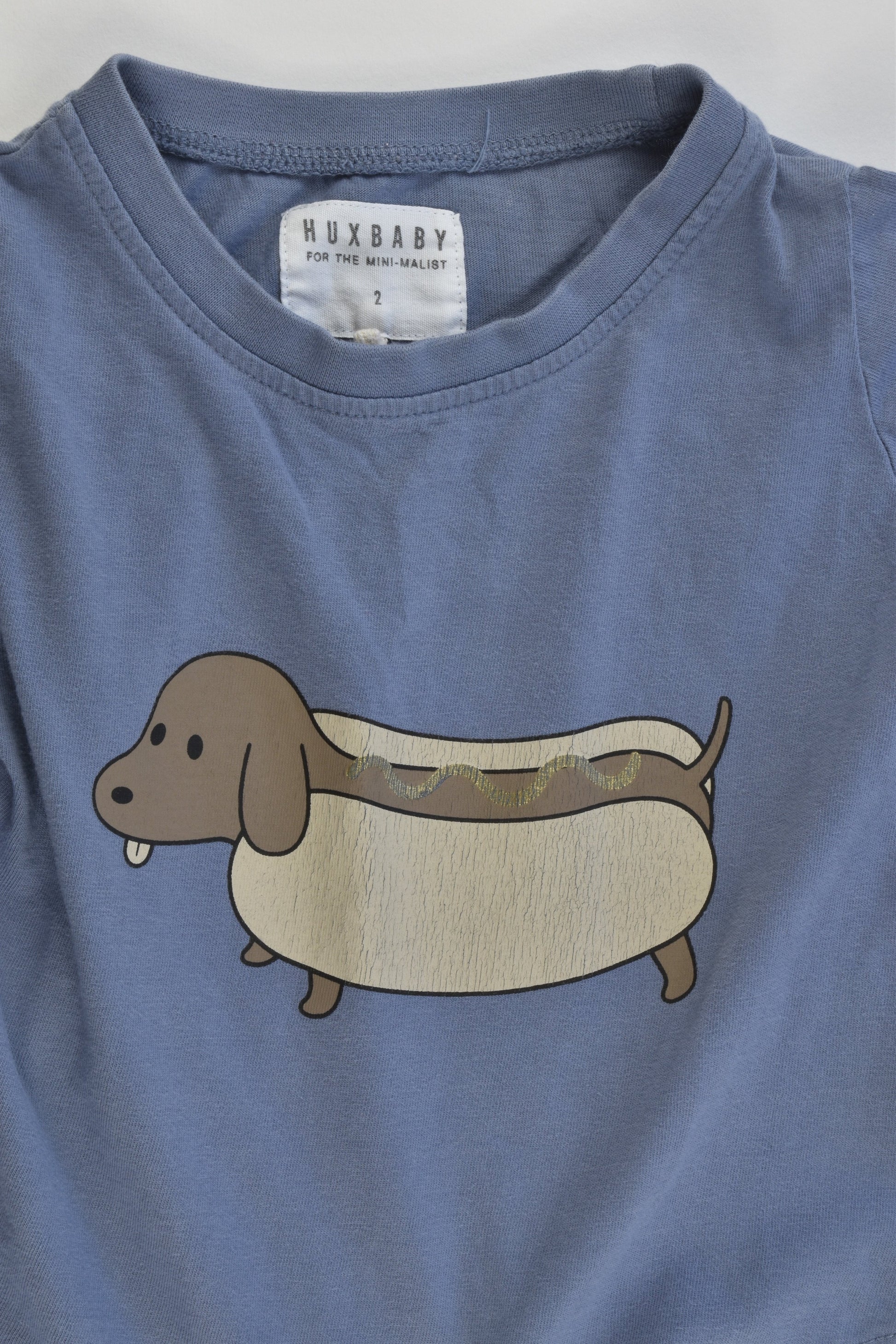Huxbaby Size 2 Sausage Dog T-shirt