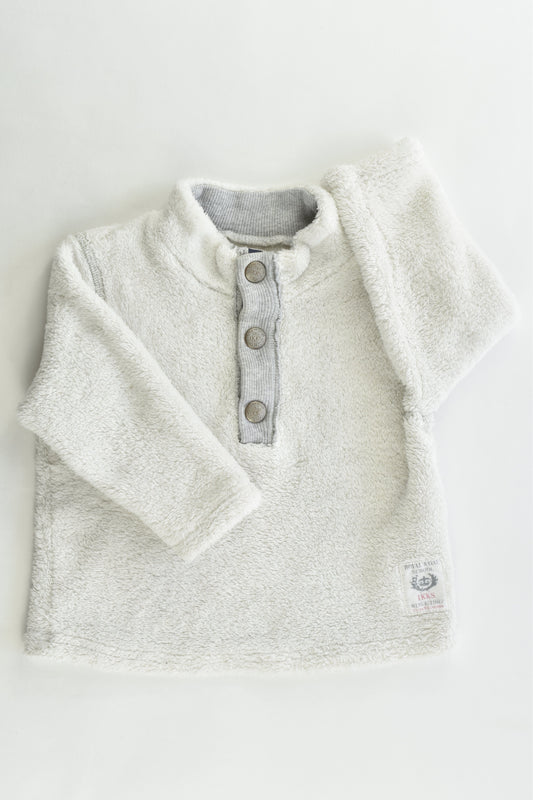 IKKS (France) Size 0 (12 months, 74 cm) Fleece Jumper