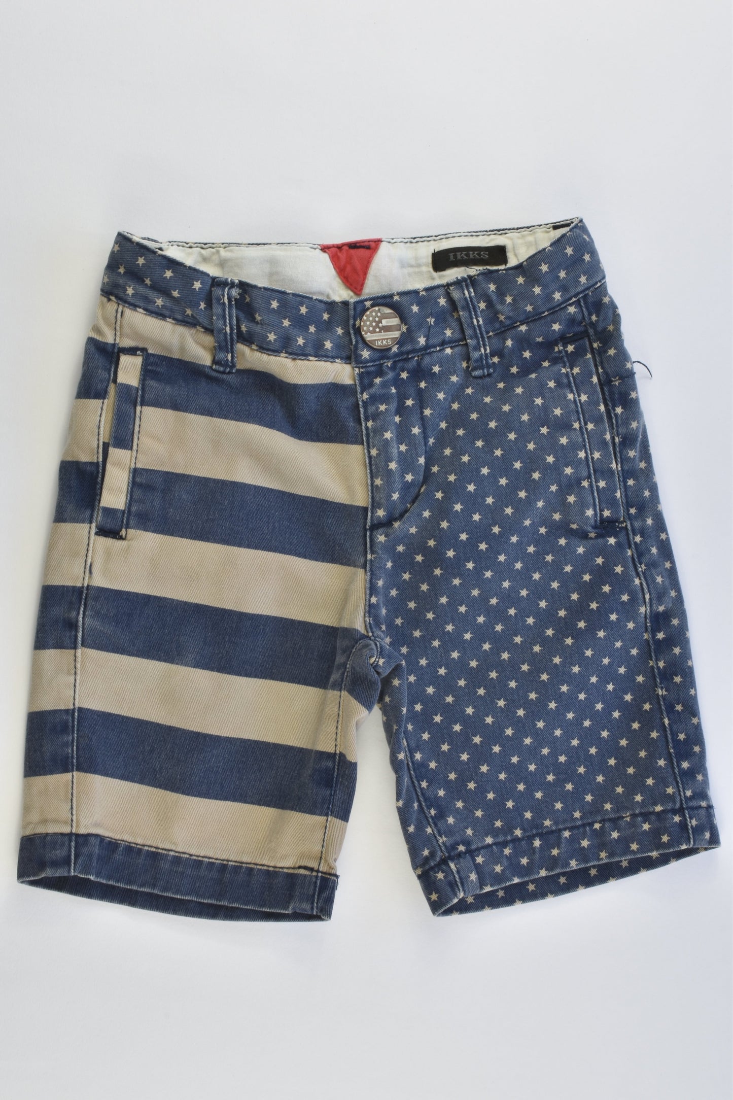 IKKS (France) Size 2 Stars and Stripes Shorts