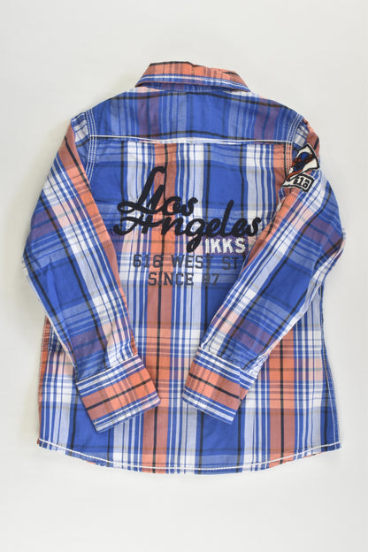 Ikks Size 3 'Los Angeles' Checked Shirt