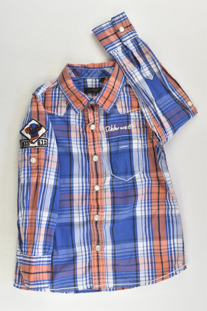 Ikks Size 3 'Los Angeles' Checked Shirt