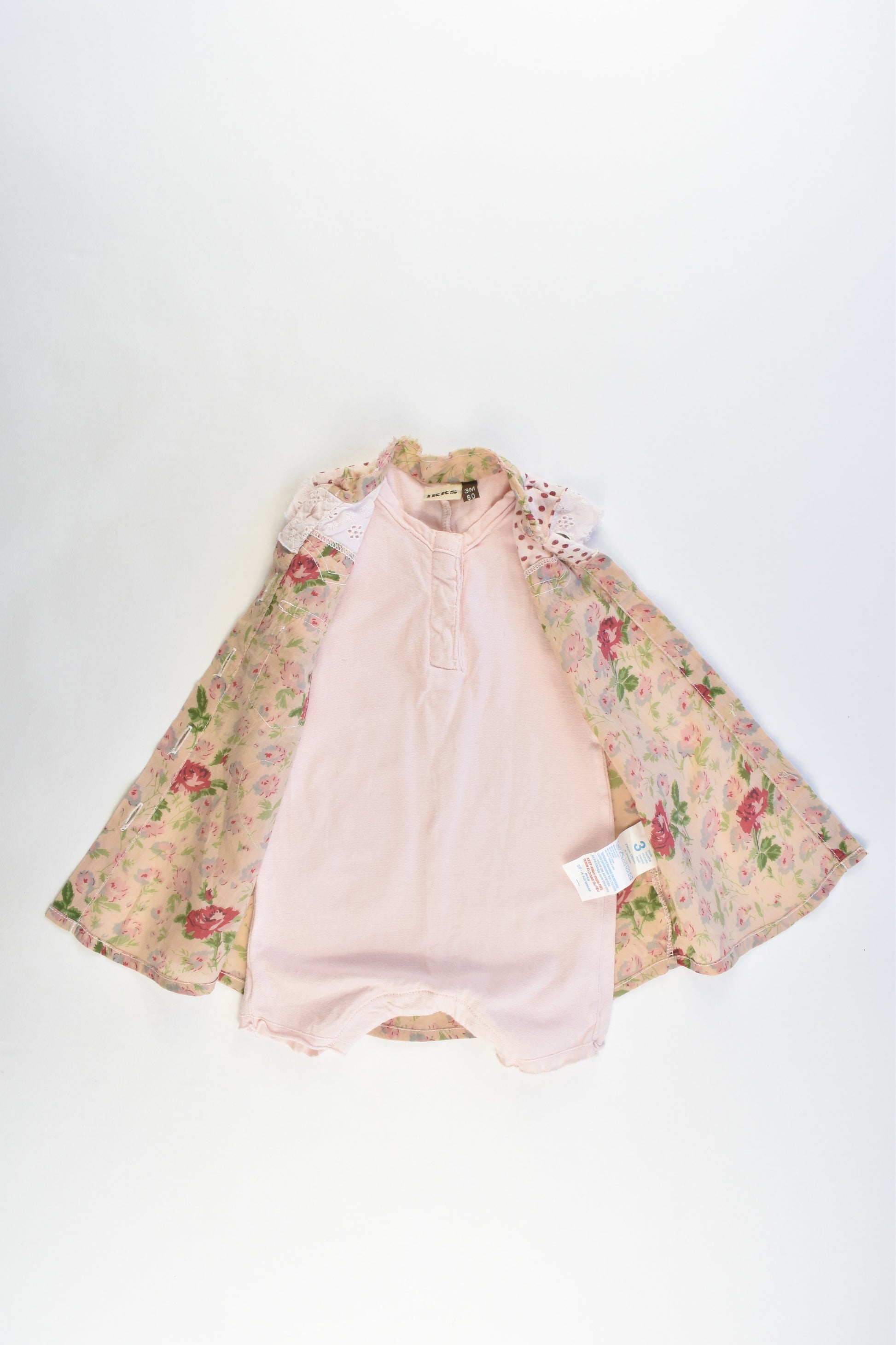 IKKS Size 3 months (60 cm) Floral Romper