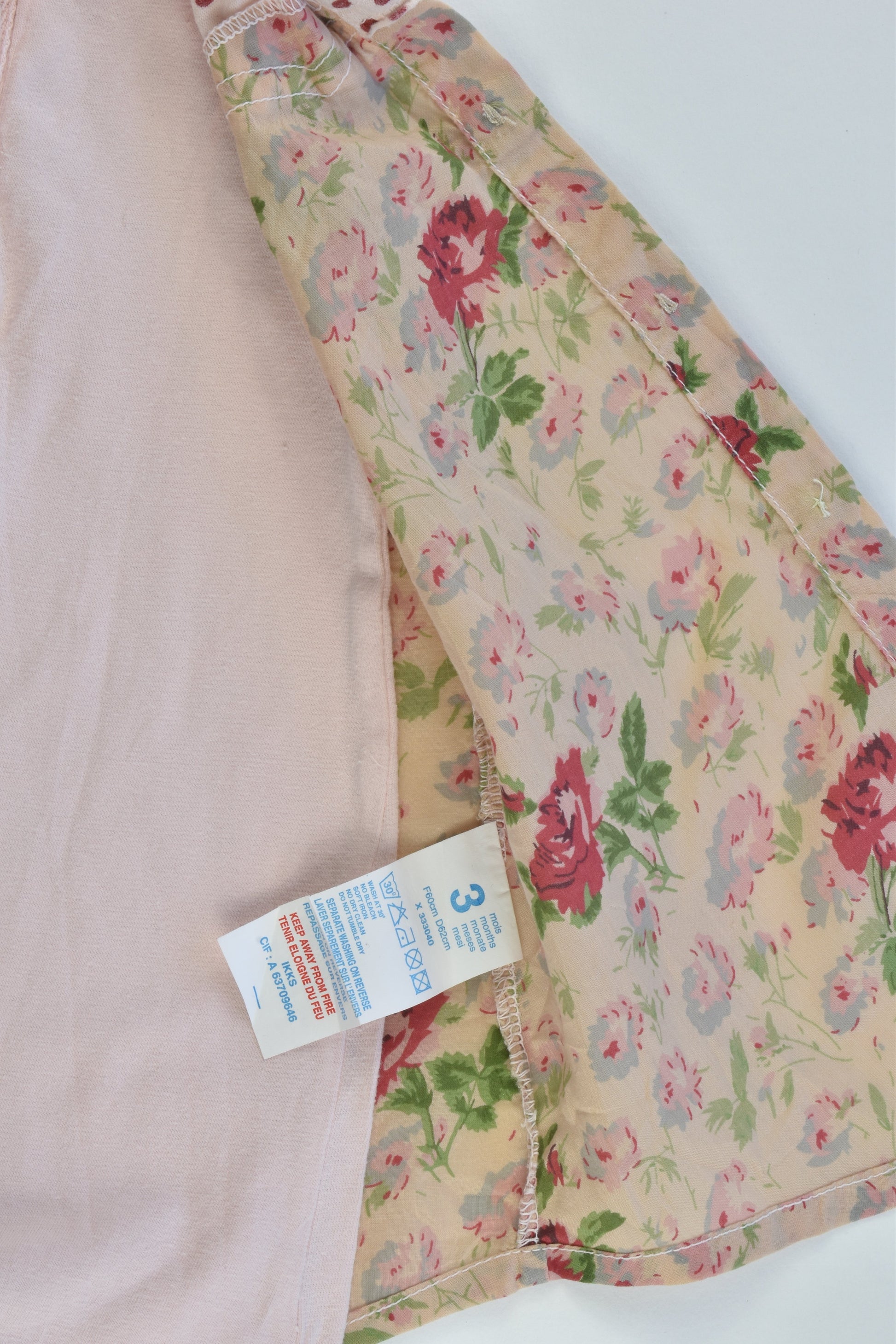 IKKS Size 3 months (60 cm) Floral Romper