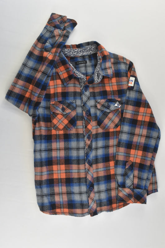 Ikks Size 5 (108 cm) Checked Winter Shirt