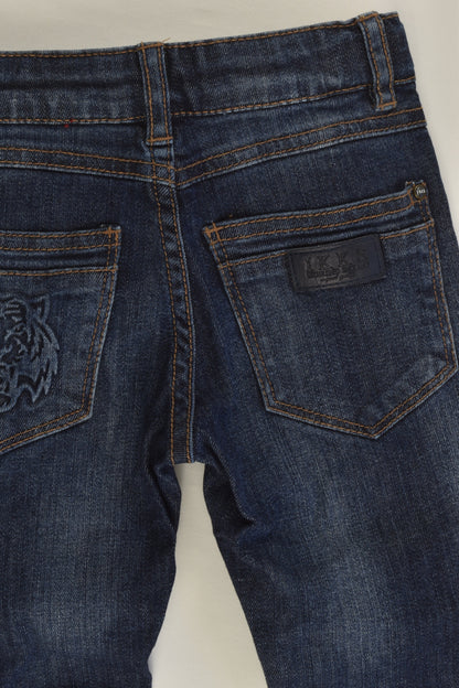 Ikks Size 5 Denim Pants with Tiger Back Pocket