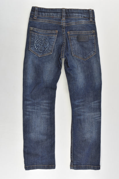 Ikks Size 5 Denim Pants with Tiger Back Pocket