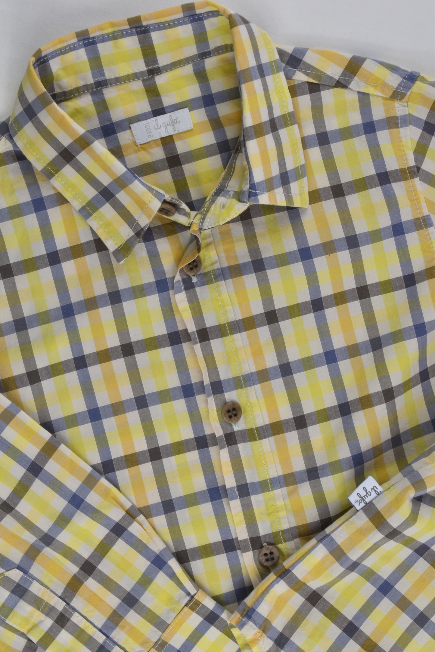 Il Gufo Size 2 Checked Shirt