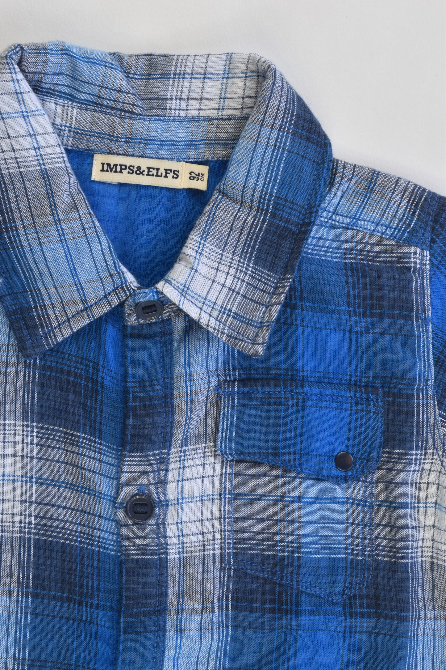 Imps and Elfs Size 2 Organic Cotton Collared Shirt