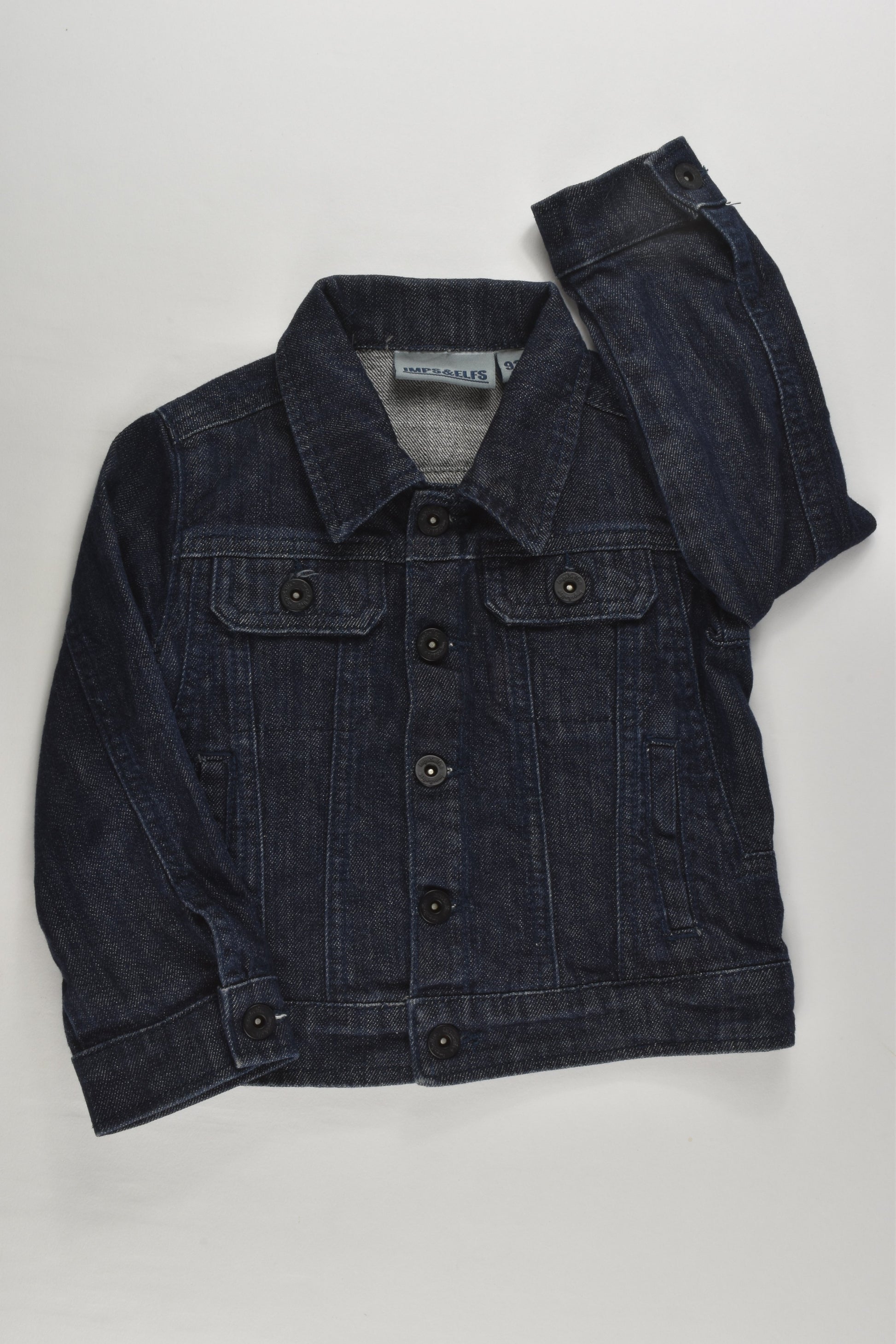 Imps & Elfs Size 2 (92 cm) Stretchy Denim Jacket
