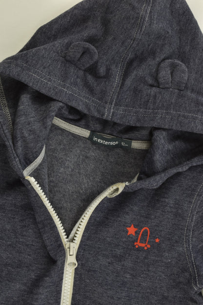 In Extenso (France) Size 2 (92 cm) Hooded Jumper